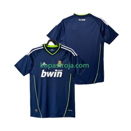 Billiga Fotbollströjor Real Madrid 2010 2011 Retro Borta tröja Kortärmad